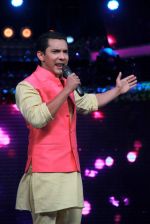 Aditya Narayan on the sets of Lil Champs in Famous on 24th Feb 2015